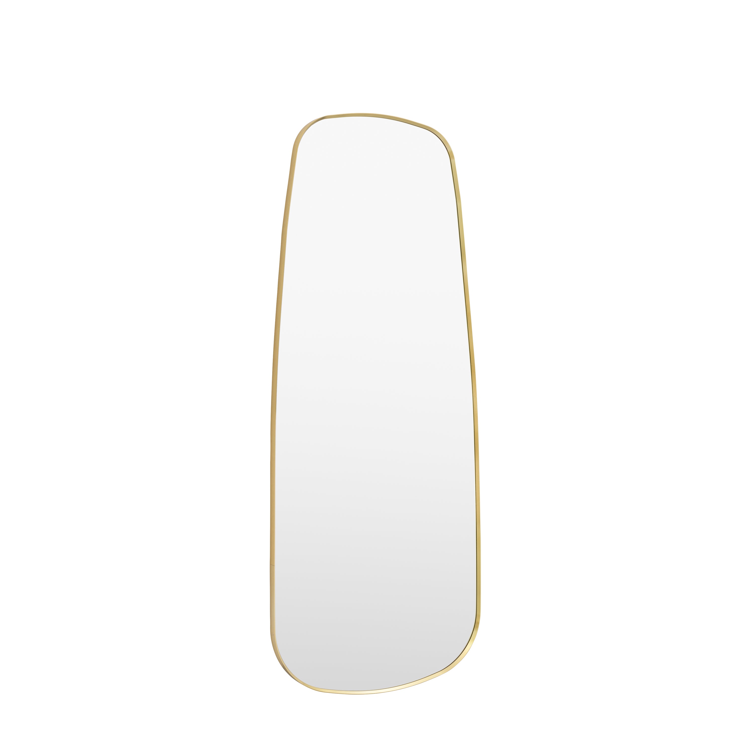 Claude Gold Pebble Full Length Leaner Mirror